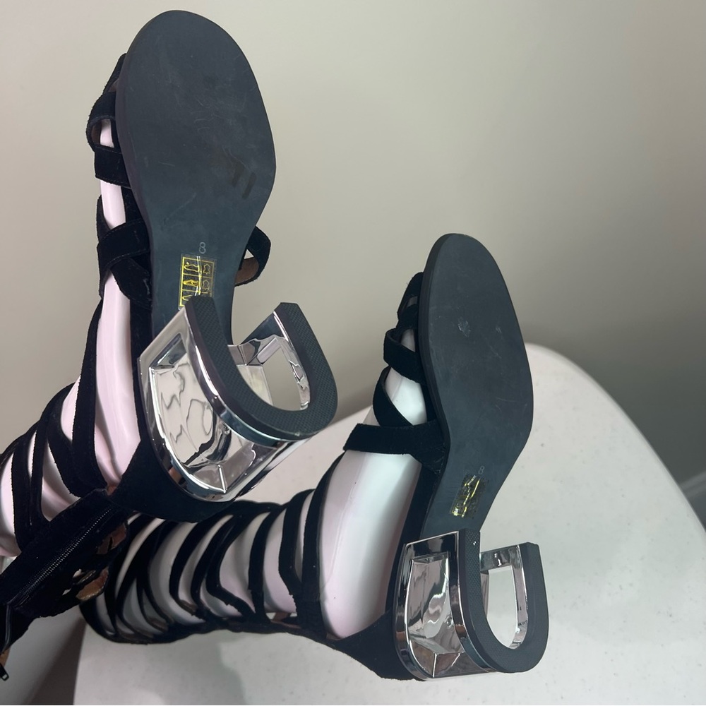 JEFFREY CAMPBELL Enyo Knee High Gladiator Size:8. #30 - Picture 8 of 10